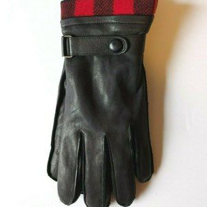 Stewart of Scotland Men's fullgrain leather gloves